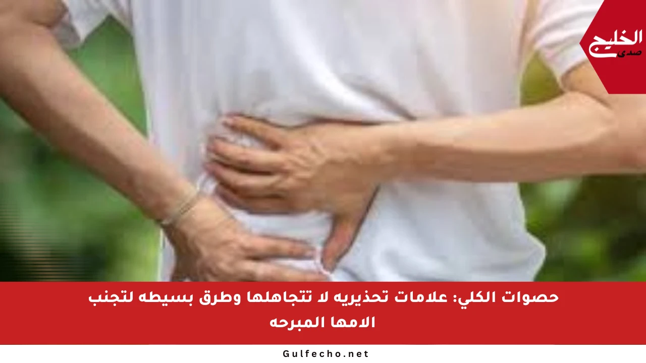 حصوات الكلى: علامات تحذيرية لا تتجاهلها وطرق بسيطة لتجنب آلامها المبرحة